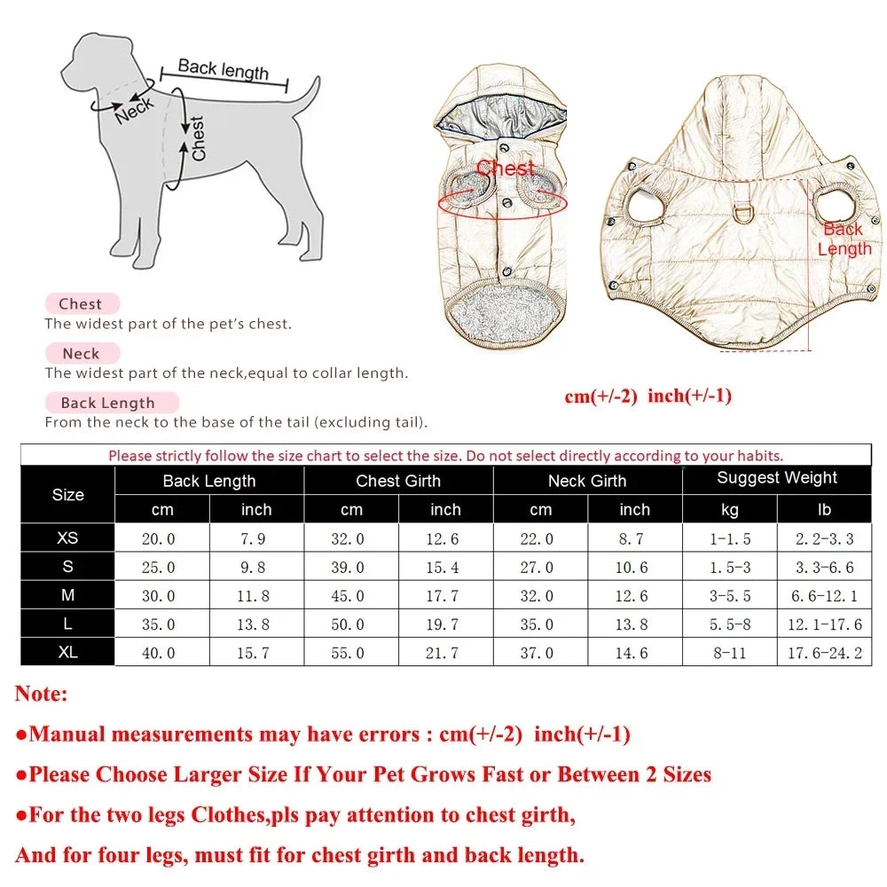 Warm Winter Dog Coat with Hoodie – Thick Cozy Jacket with D-Ring for Easy Walking

✔️ Perfect Warmth & Comfort: Made of thick fleece to keep your dog cozy in cold weather.
✔️ Practical Design: Built-in D-Ring for qu - FureverFriends
