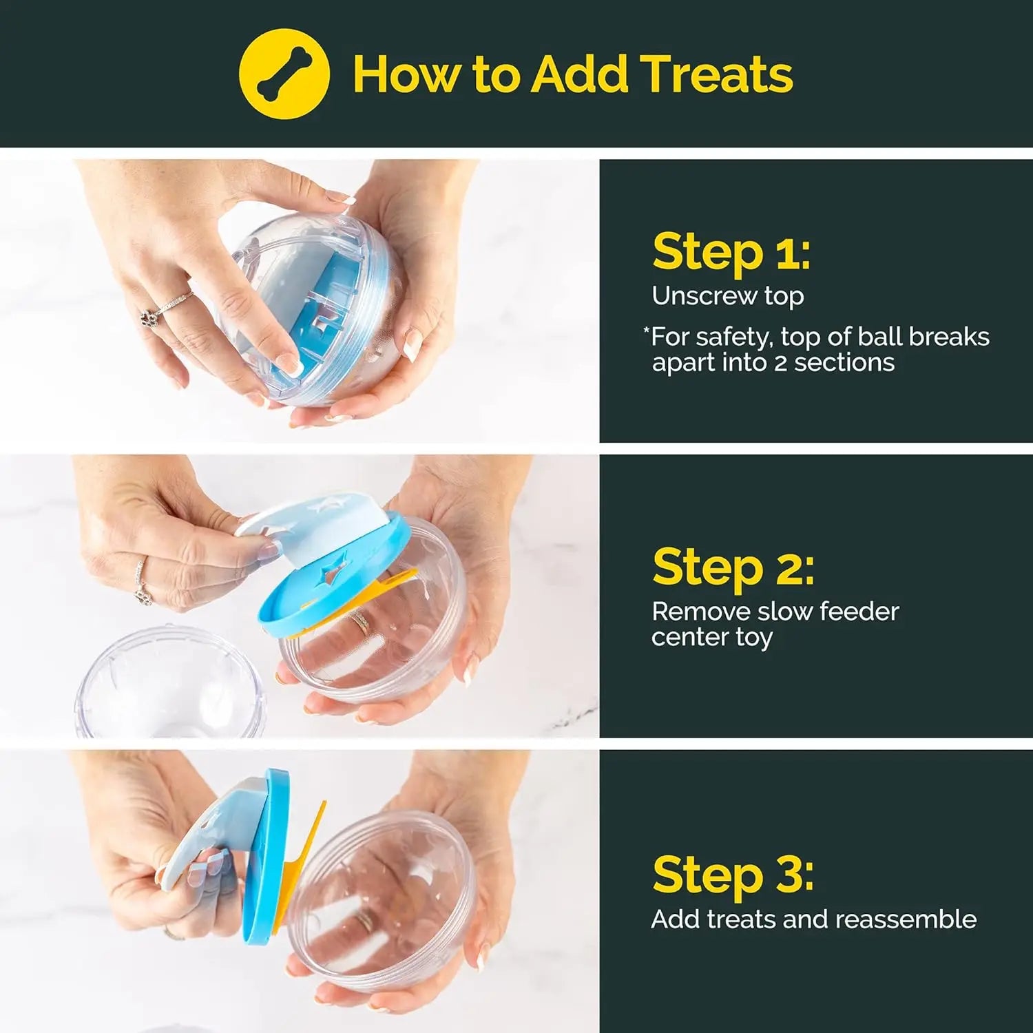 Smart IQ Treat Ball – Interactive Dog Toy for Fun, Training & Healthy Feeding
✔️ Stimulates mental & physical activity
✔️ Promotes slow, healthy digestion
✔️ Durable & safe for long-lasting play - FureverFriends