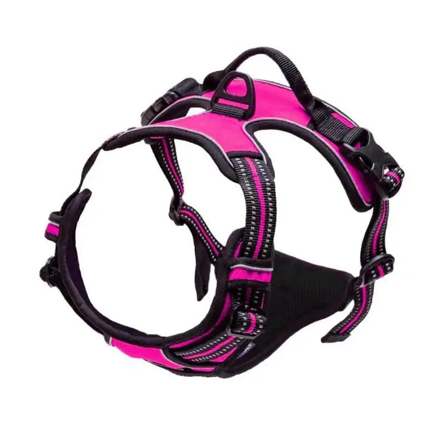 No Pull Dog Harness with Front Clip – Heavy Duty, Reflective & Easy Control Handle for Large Dogs. - FureverFriends