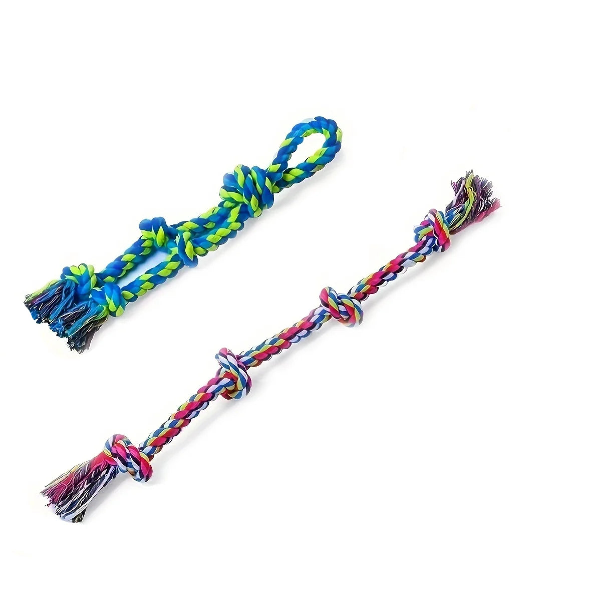 Durable Rope Tug Toy – Chew & Play Training Toy for Dogs
Durable & Safe for Chewing – made with tough, pet-safe cotton fibers.
 Perfect for Interactive Play – great for tug-of-war sessions with your dog. - FureverFriends