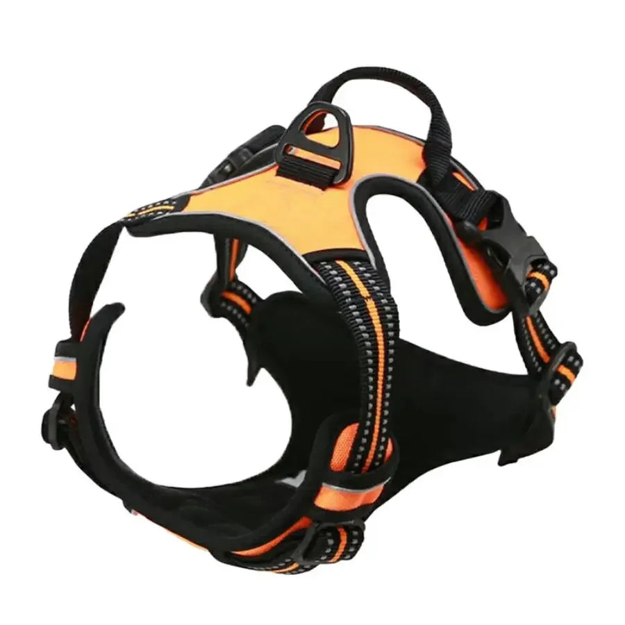 No Pull Dog Harness with Front Clip – Heavy Duty, Reflective & Easy Control Handle for Large Dogs. - FureverFriends