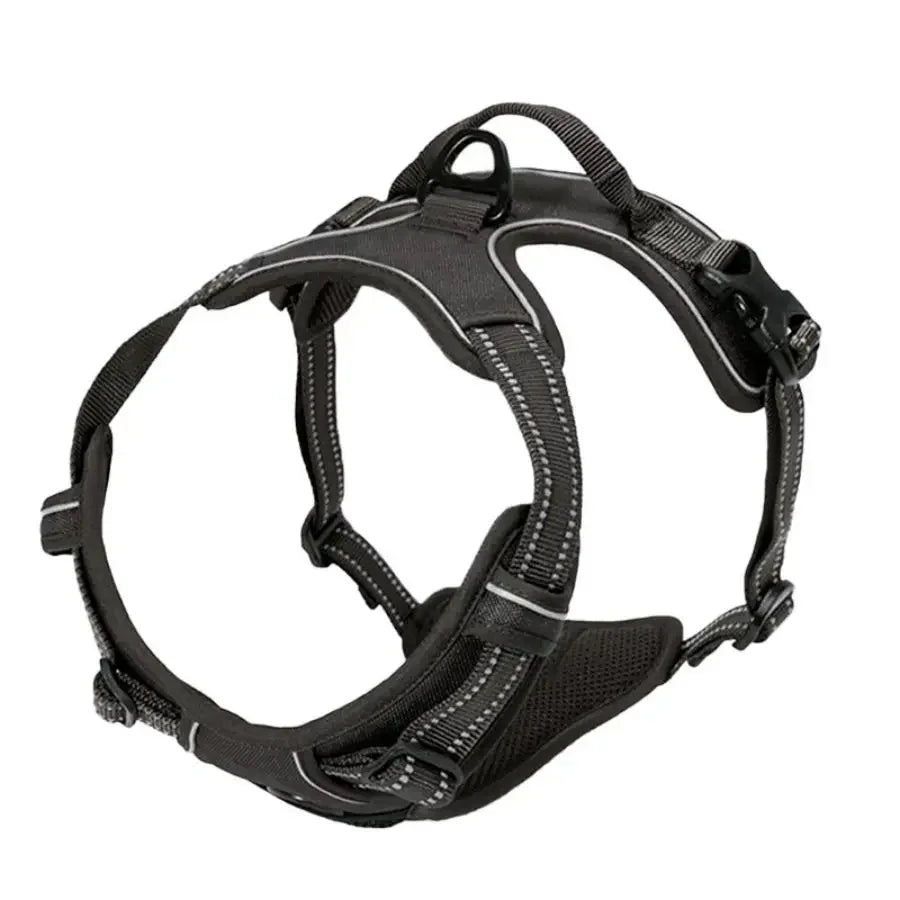 No Pull Dog Harness with Front Clip – Heavy Duty, Reflective & Easy Control Handle for Large Dogs. - FureverFriends