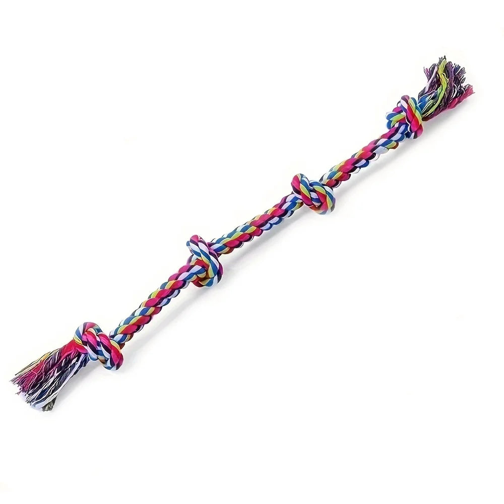 Durable Rope Tug Toy – Chew & Play Training Toy for Dogs
Durable & Safe for Chewing – made with tough, pet-safe cotton fibers.
 Perfect for Interactive Play – great for tug-of-war sessions with your dog. - FureverFriends